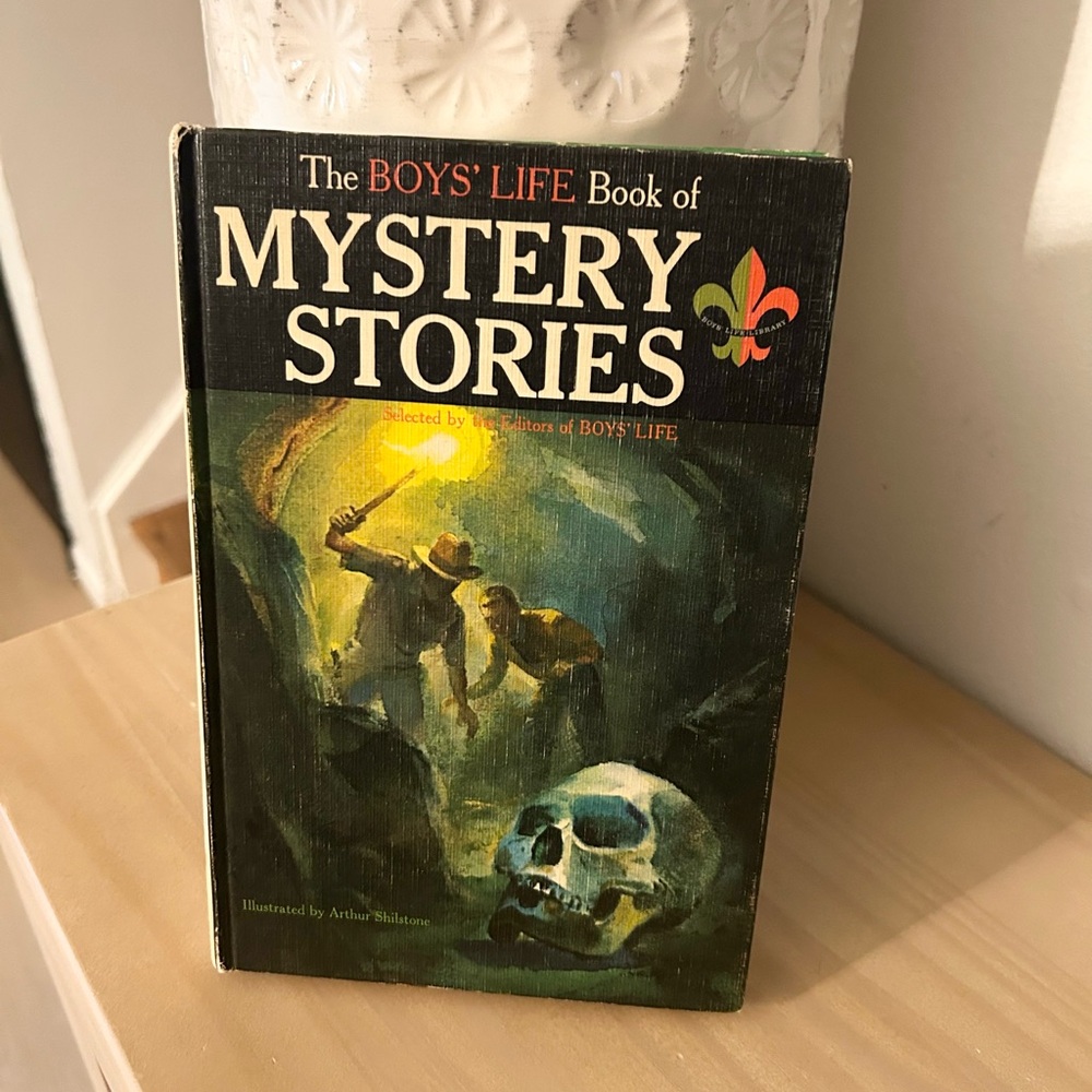 Vintage 1963 The Boys Life Book of Mystery Stories Hardcover Book